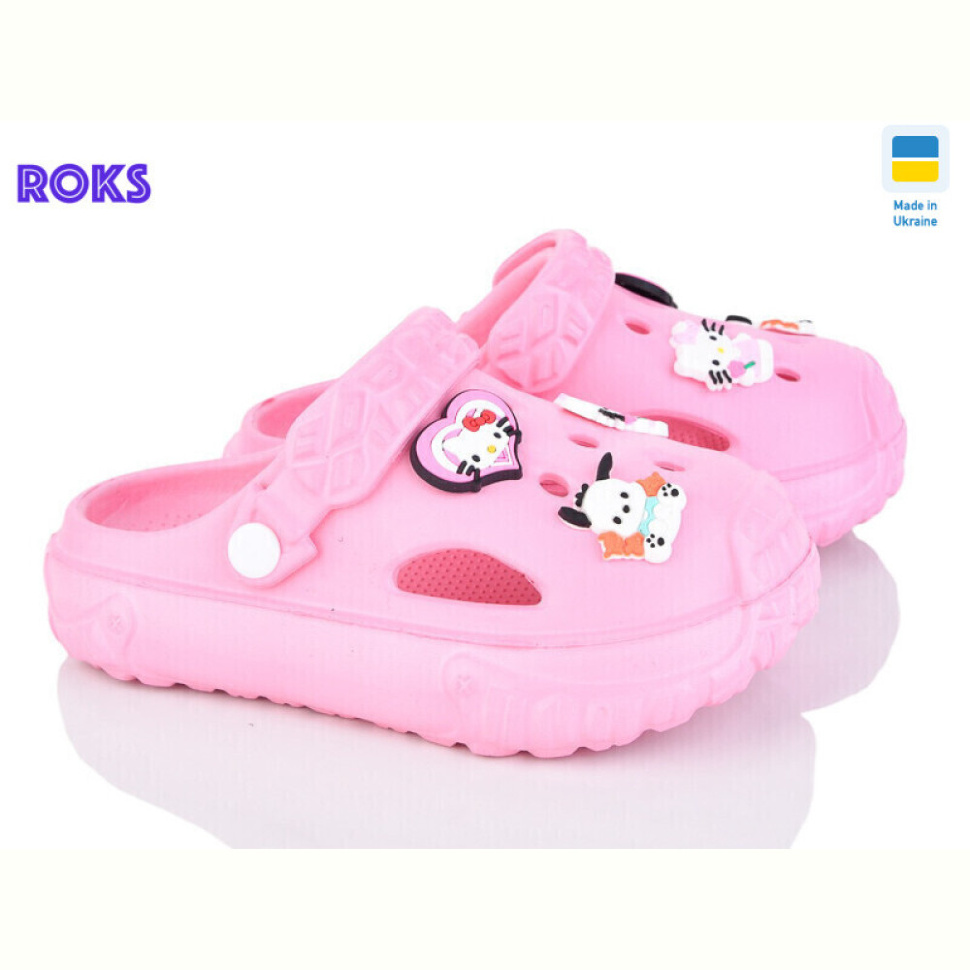 Кроксы Roks 1003 рожевий