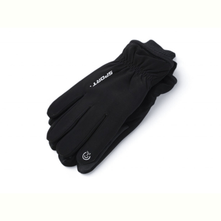 Перчатки RuBi M1 black  хутро сенсор