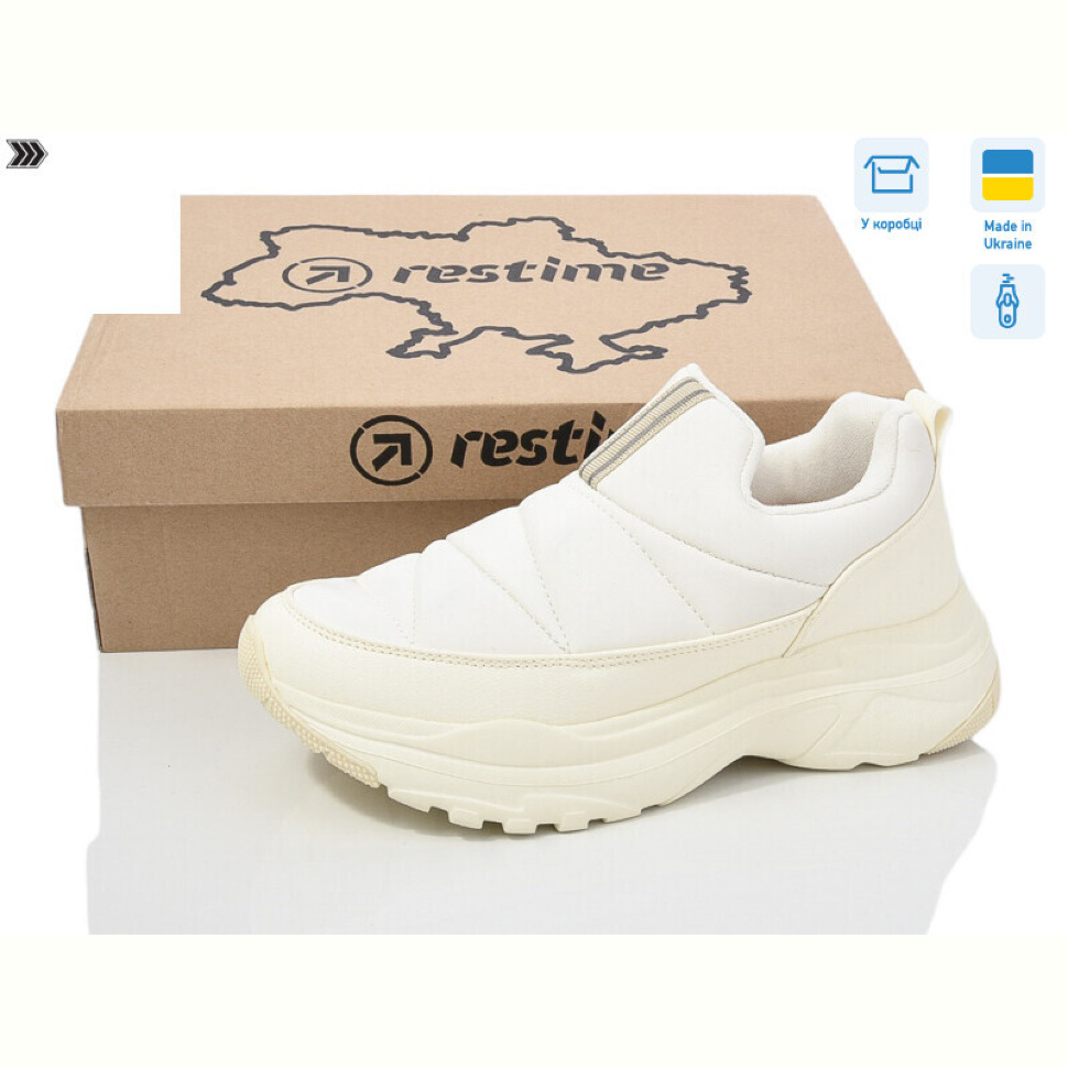 Кроссовки Restime JWZ24376 white Кроссовки Restime JWZ24376 white