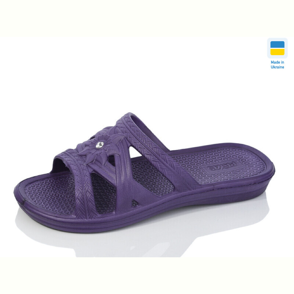 Шлепки Lot Shoes Камінчик старий т.фіолет