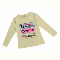 Батник Kids-modnik 4105 жовтий twitter
