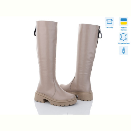 Сапоги Mona Lisa 98 бежевий