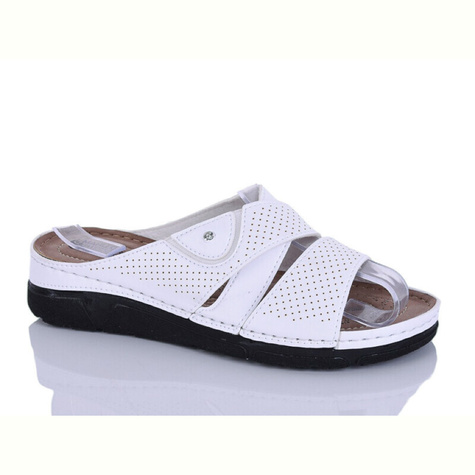 Шлепки Sali-2 203-11 білий к.