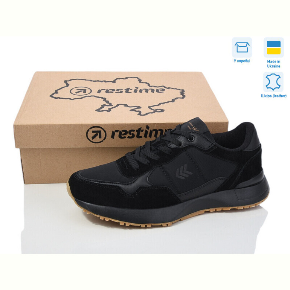 Кроссовки Restime JM024369 black