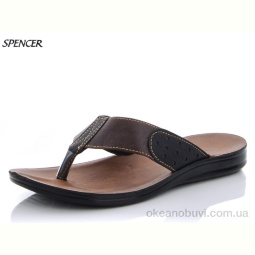 Шлепки Spencer 3555 коричневый