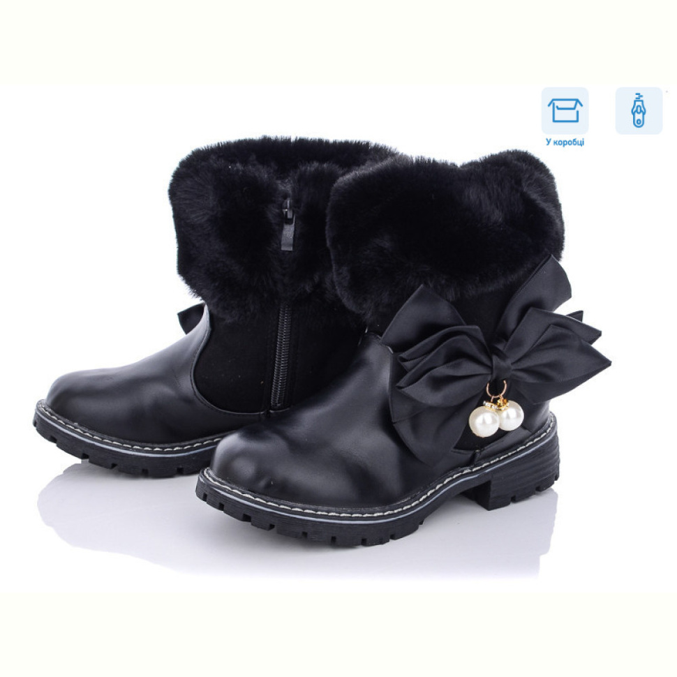 Ботинки Цветик 8982C black