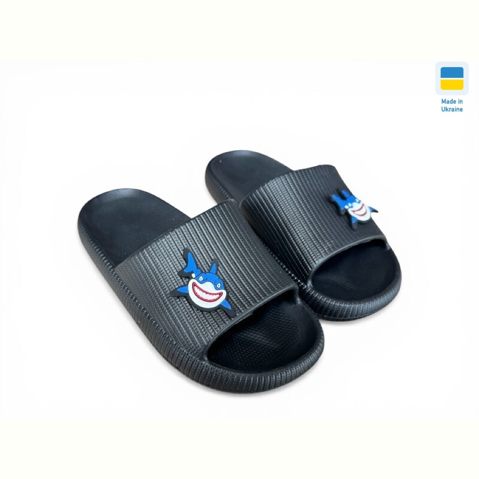 Шлепки Rai shoes 022 чорний