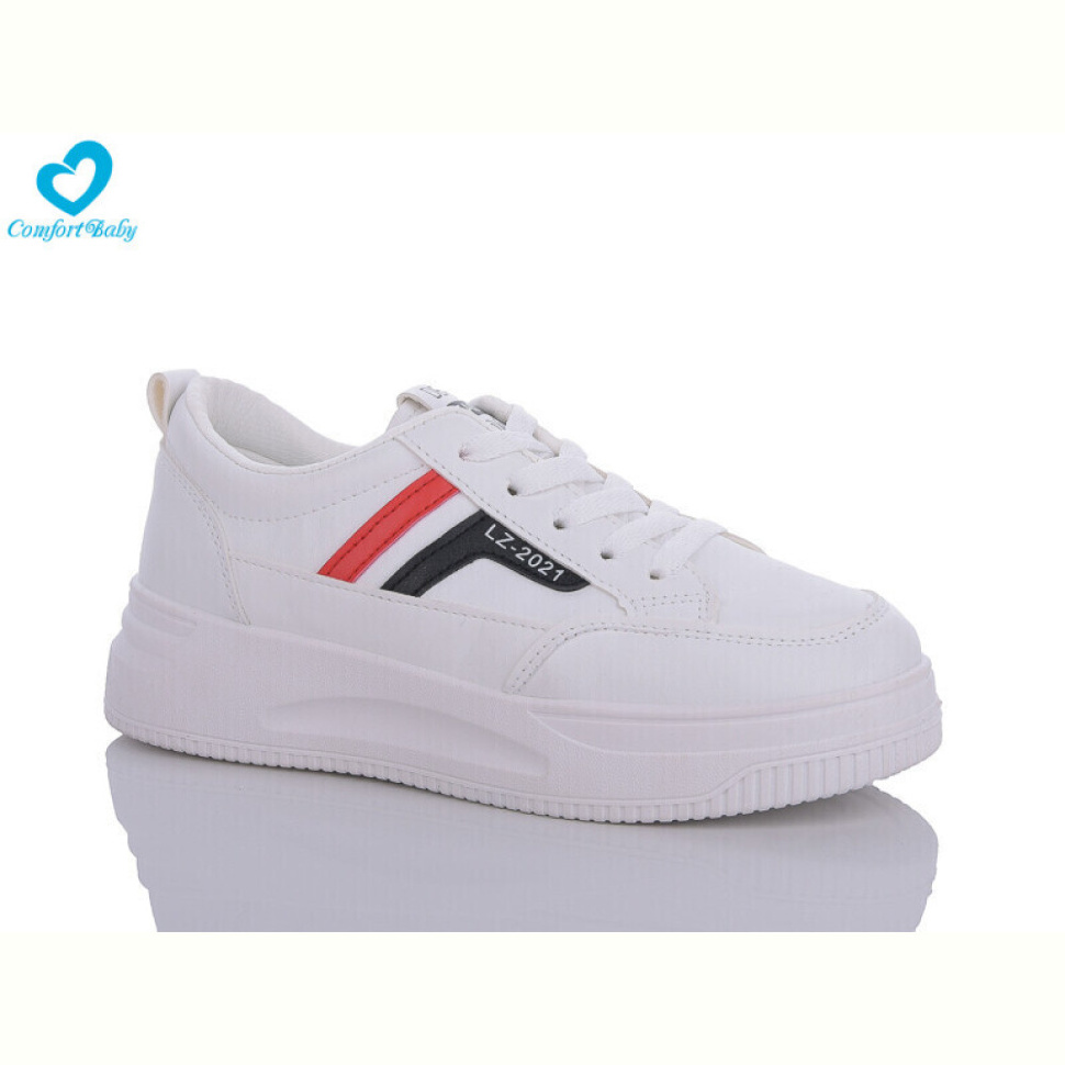 Кроссовки Comfort-baby 98-1 біло-червоний