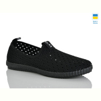 Слипоны DeMur 6526 чорний