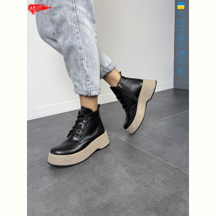 Ботинки ARTO 107 ч.ш. хутро