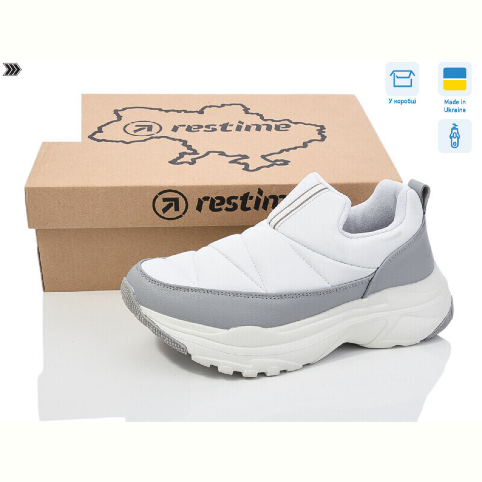 Кроссовки Restime JWZ24376 grey