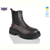 Ботинки Garti 367 корич шкіра байка