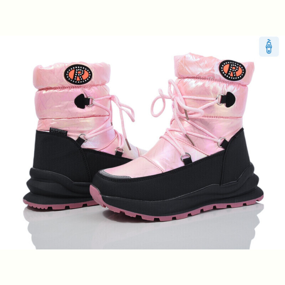 Дутики Ok Shoes CT10261B pink