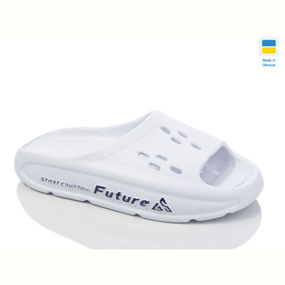 Шлепки DeMur DS72 білий