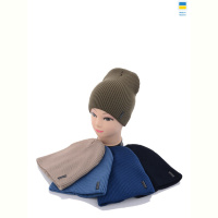 Шапка Angelica SP003-6 подвійна mix