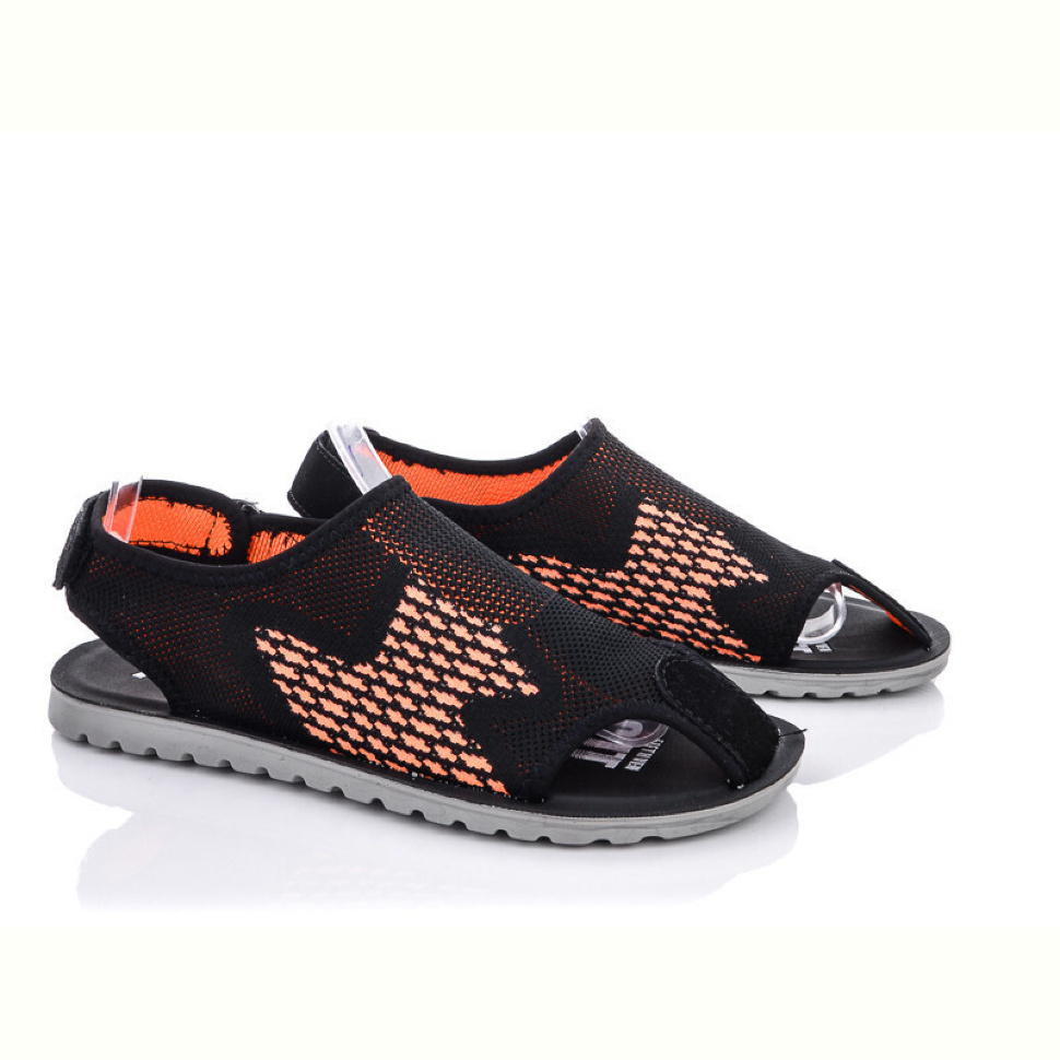 Сандалии Violeta M201-10 black-orange Сандалии Violeta M201-10 black-orange