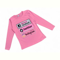 Батник Kids-modnik 4105 кораловий twitter