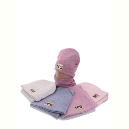 Шапка Red Hat KA312 комплект mix фліс