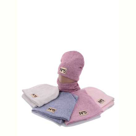 Шапка Red Hat KA312 комплект mix фліс