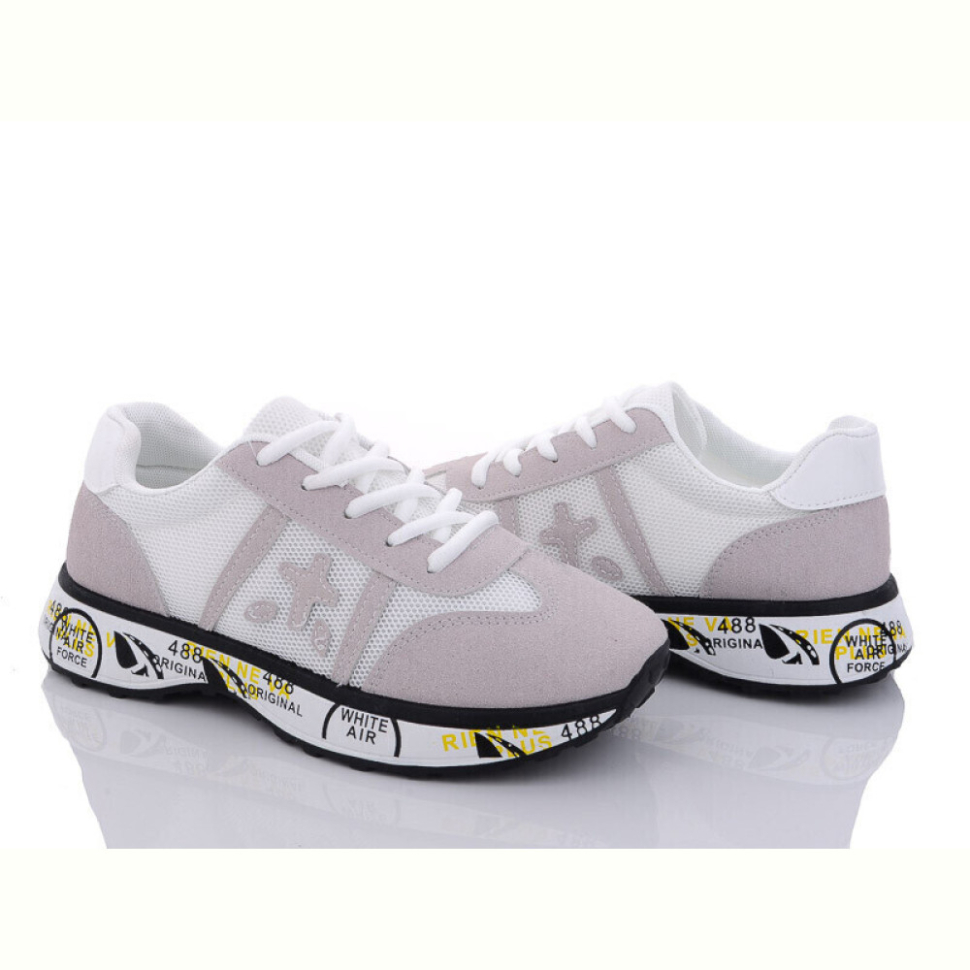 Кроссовки Violeta 149-14 white-grey