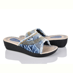 Шлепки Makers Shoes Maya Poli синій