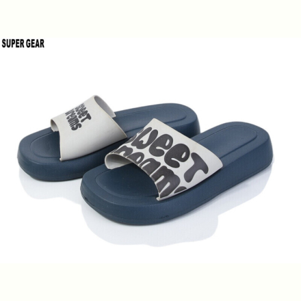 Шлепки Super Gear C6216 grey