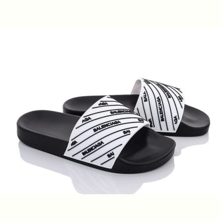 Шлепки Violeta Q115-L33-21 black-white