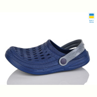 Кроксы Inblue DS62 синій-сірий