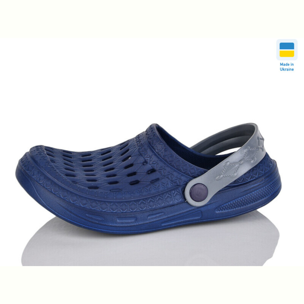 Кроксы Inblue DS62 синій-сірий