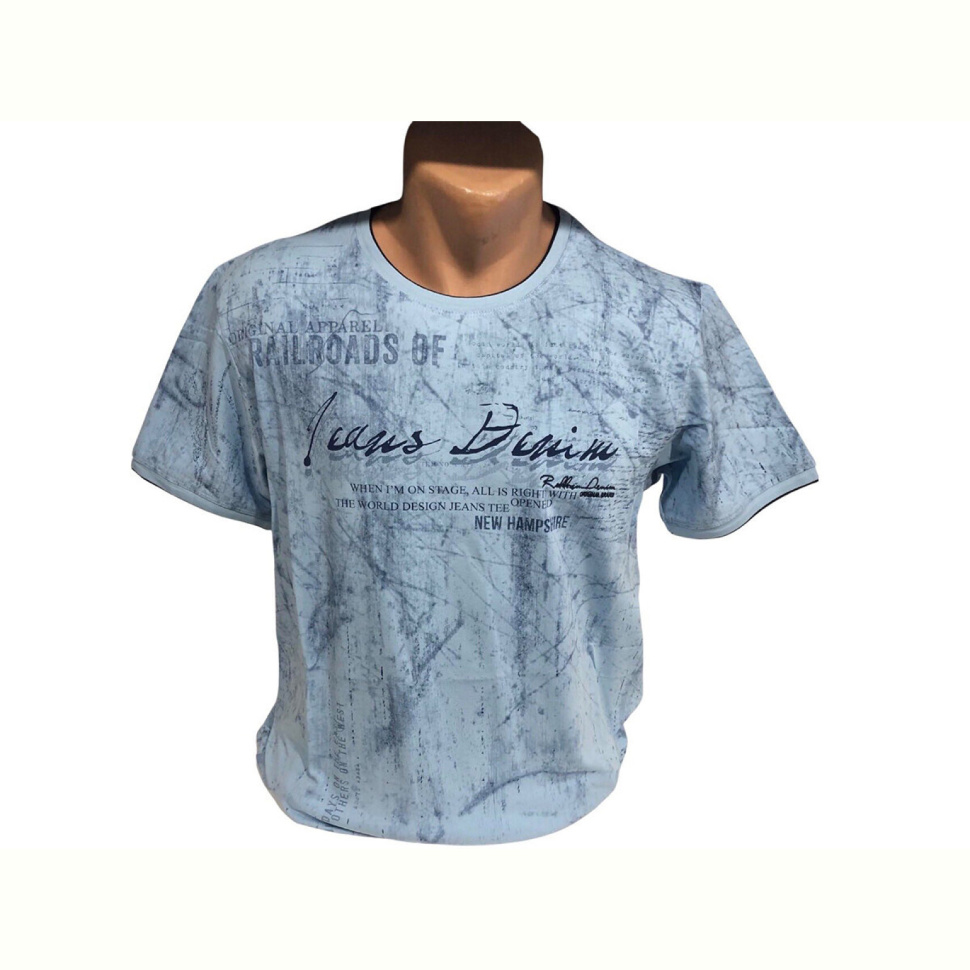 Футболка TurkishBrend 9845 блакитний