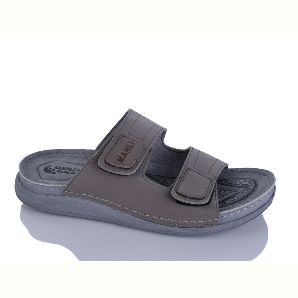 Шлепки Oscar 01-16 сірий к.