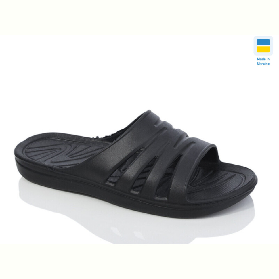 Шлепки Lot Shoes Крабік чорний