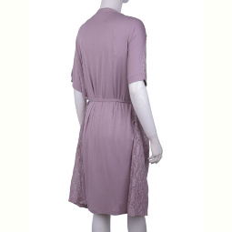 Халат Textile 16112B d.pink