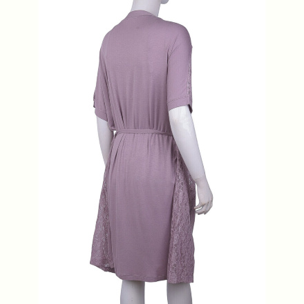 Халат Textile 16112B d.pink