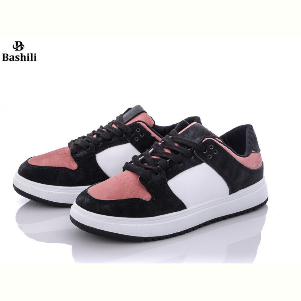 Кроссовки Башили AJ03 black-red