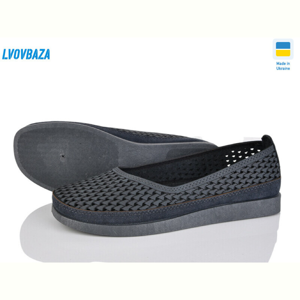 Туфли Lvovbaza Paolla Б3 сірий