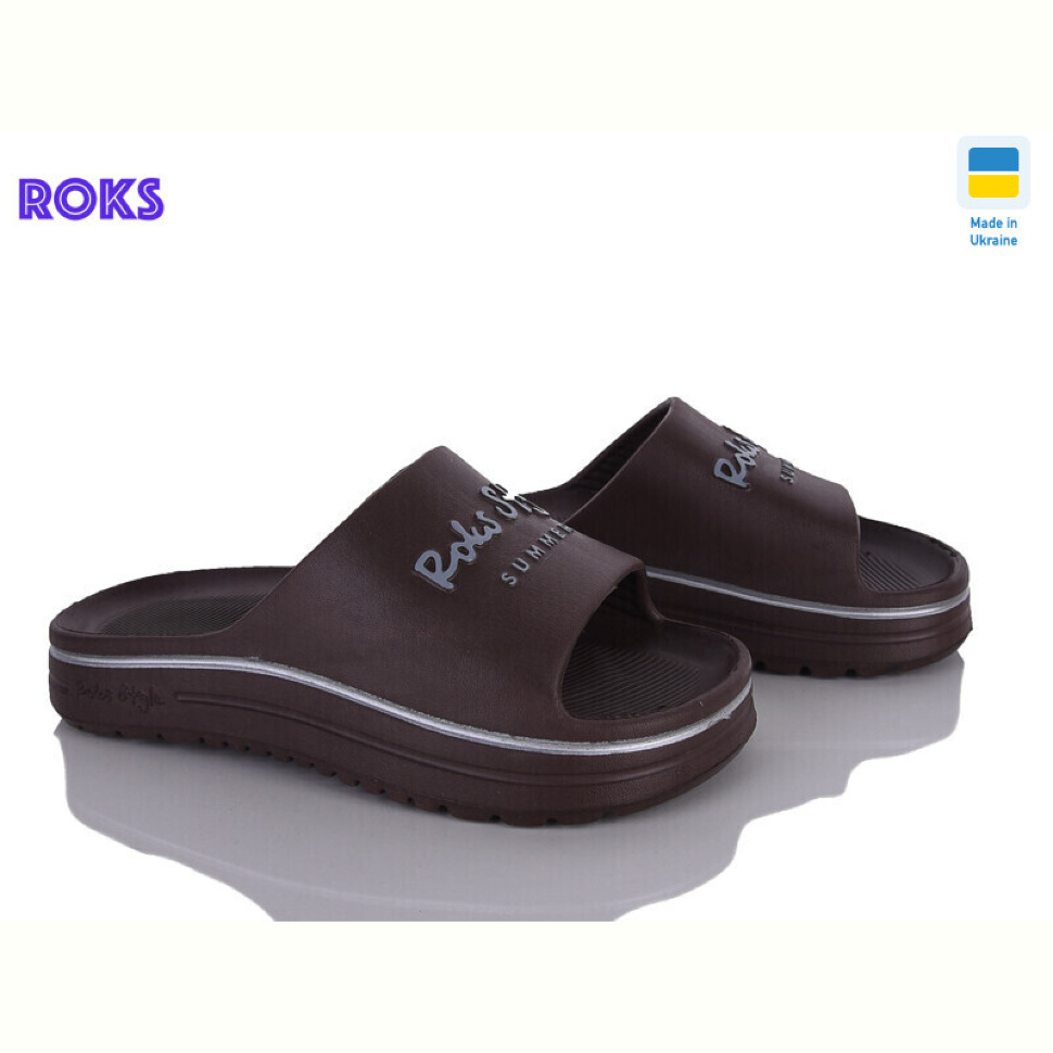 Шлепки Roks 540-025 коричневий
