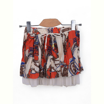 Юбка Obuvok 1816 (08598) beige-red
