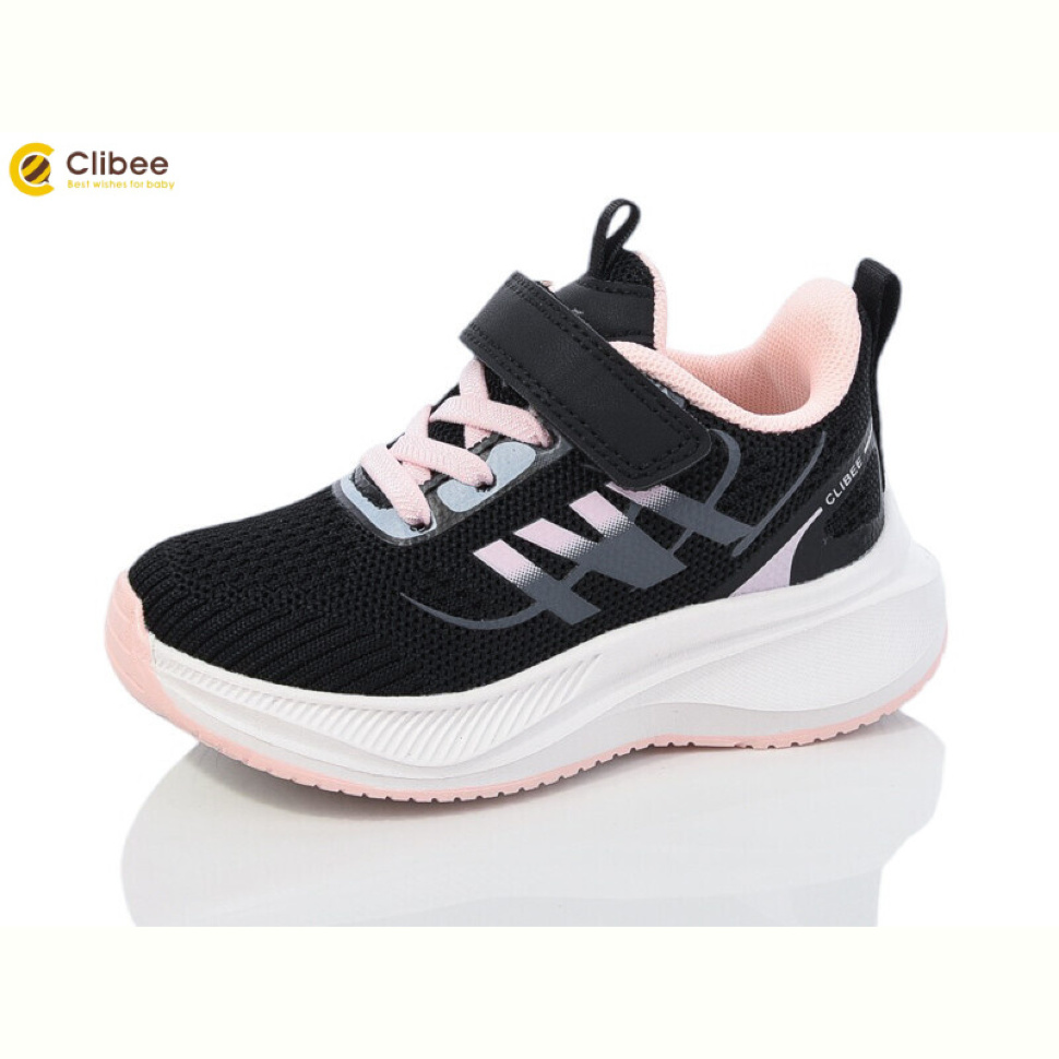 Кроссовки Clibee-Apawwa EC353-3 black-pink Кроссовки Clibee-Apawwa EC353-3 black-pink