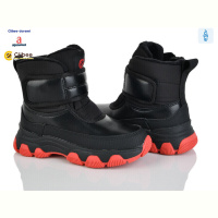 Дутики Clibee-Doremi H555-1 black-red