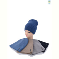 Шапка Angelica SP003-5 подвійна mix