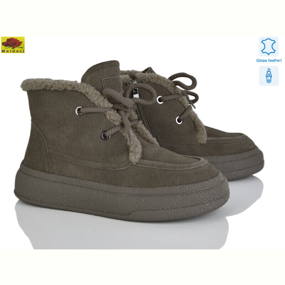 Ботинки Mei De Li B7788-5 khaki
