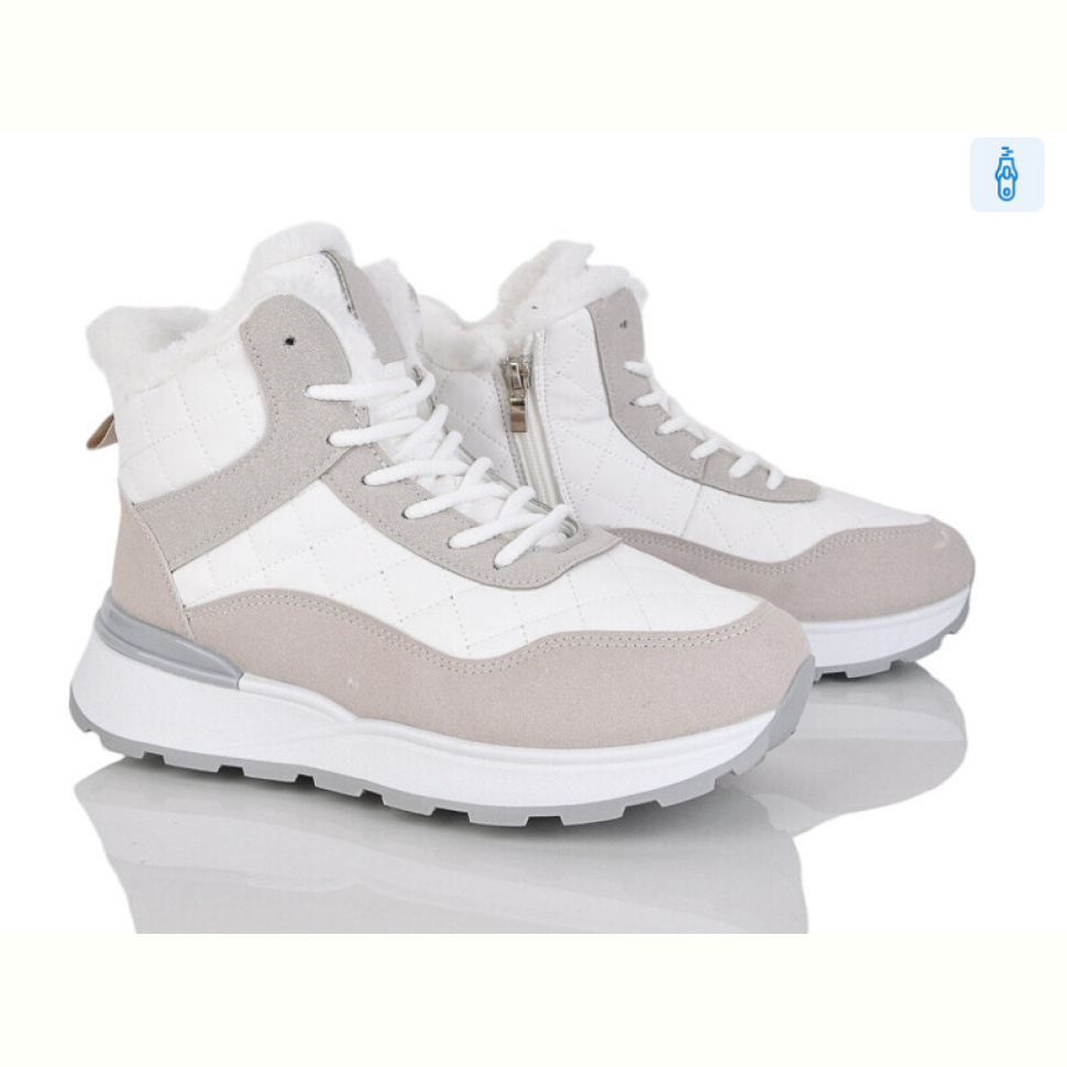 Ботинки Baolikang 8711 white-grey