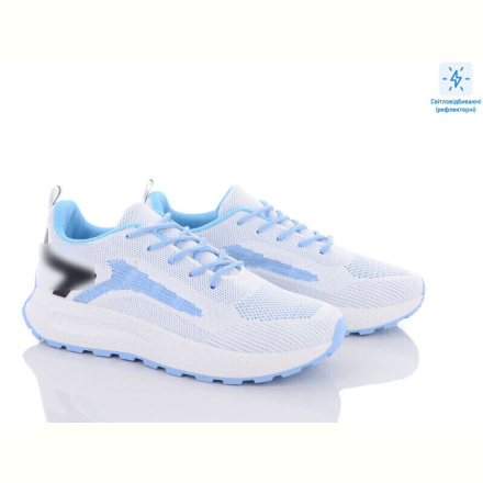 Кроссовки Violeta 143-28 white-blue