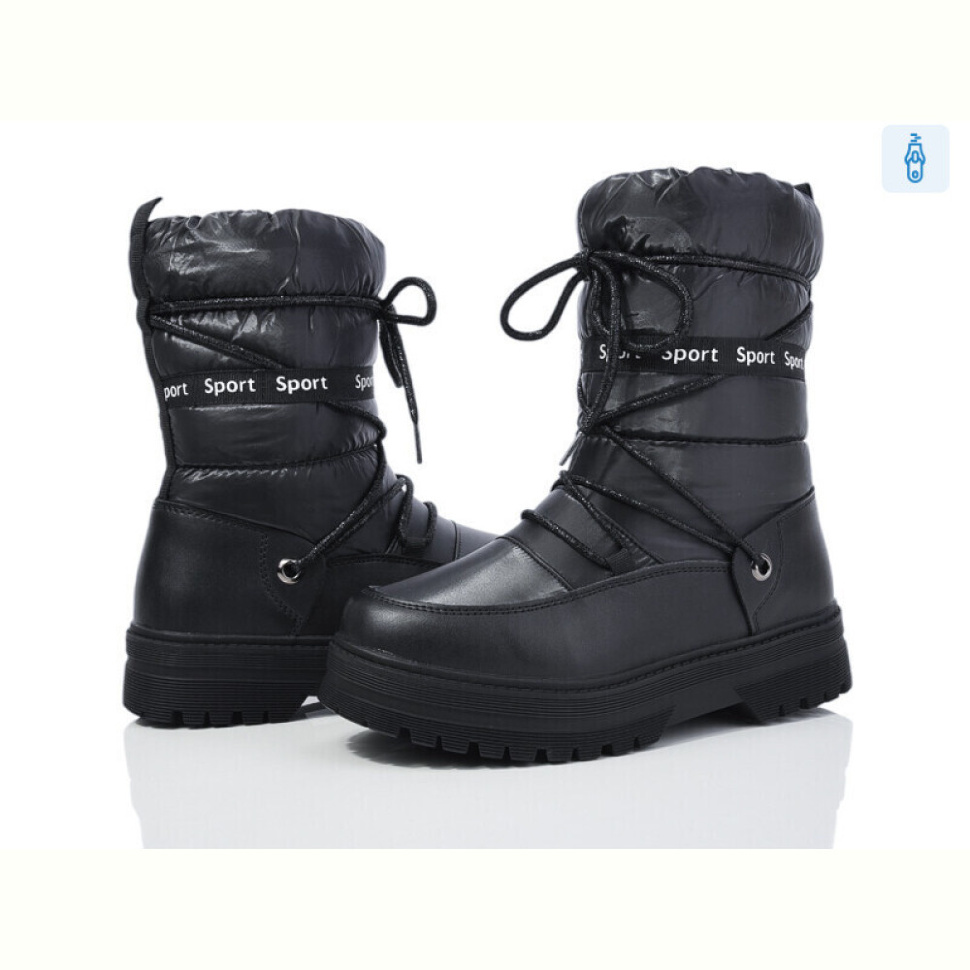 Дутики Ok Shoes T10898E black