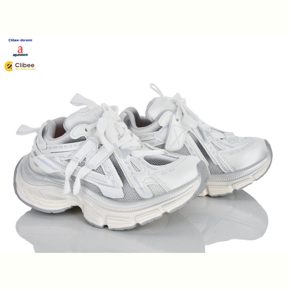 Кроссовки Clibee-Doremi A6211 white-grey Кроссовки Clibee-Doremi A6211 white-grey