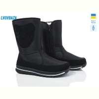 Дутики Lvovbaza Progress 3106 чорний