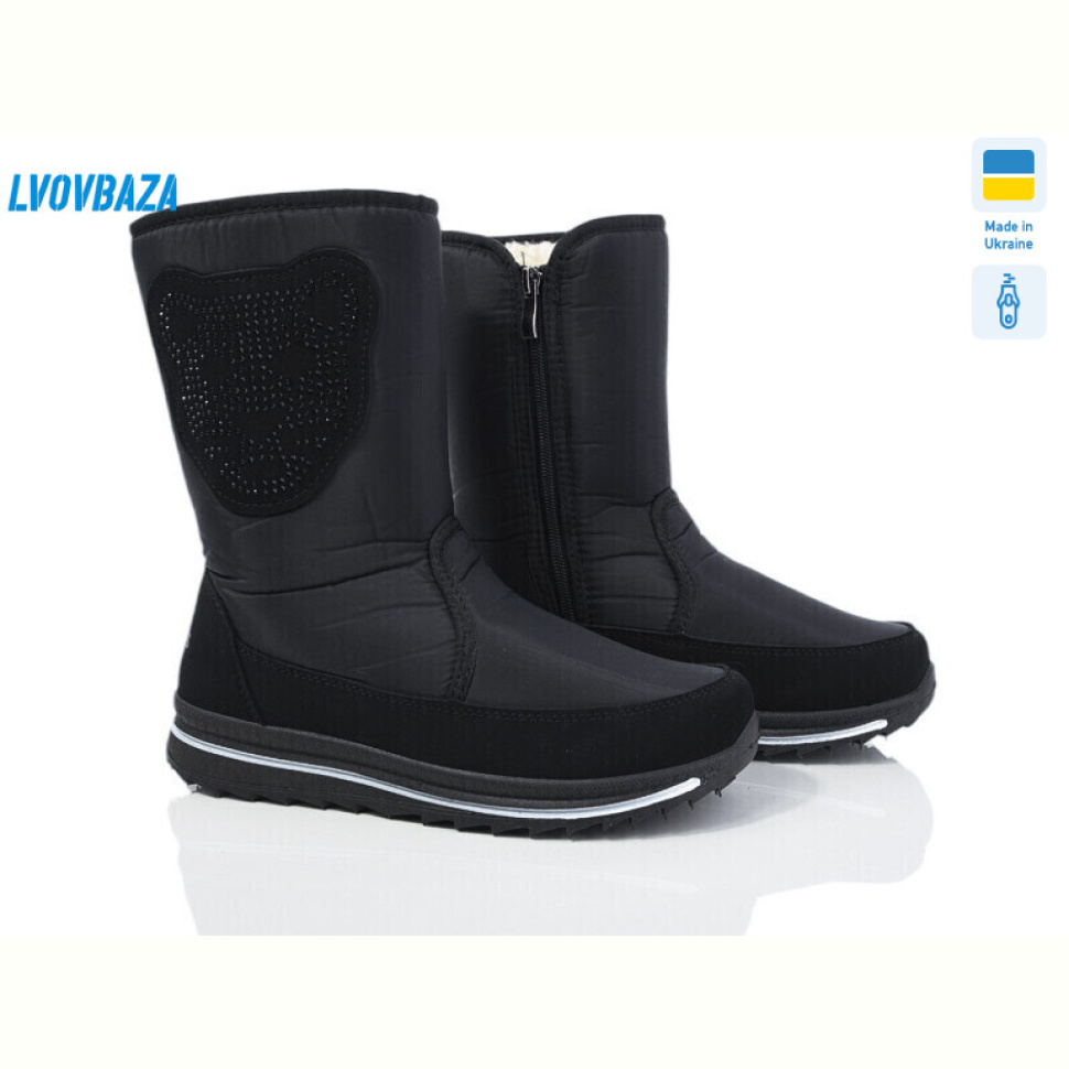 Дутики Lvovbaza Progress 3106 чорний