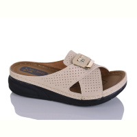 Шлепки Sali-2 862 бежевий