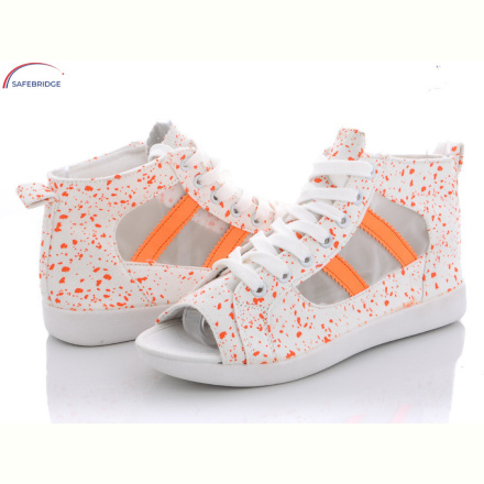 Кеды Victoria CF017 white-orange